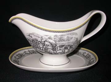 Villeroy and Boch Audun Ferme Gravy Boat & Underplate