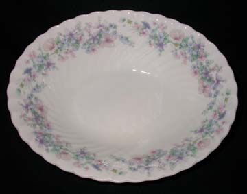 Wedgwood Angela - Swirled Edge Vegetable Bowl - Oval