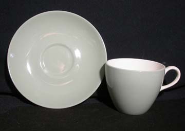 Wedgwood Barlaston Green Cup & Saucer