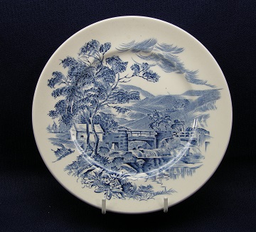 Wedgwood Countryside - Blue Plate - Dessert/Pie