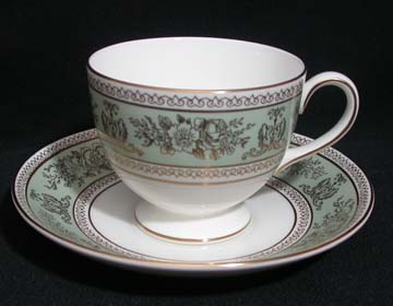 Wedgwood Columbia - Sage Green - R4409 Cup & Saucer