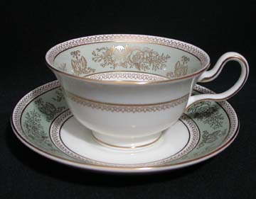 Wedgwood Columbia - Sage Green - R4409 Cup & Saucer