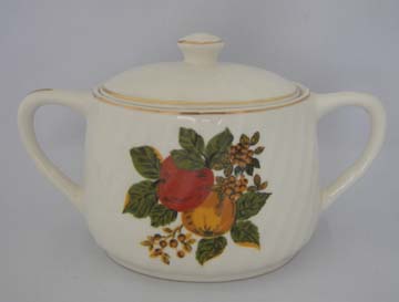 Wedgwood English Harvest Sugar Bowl & Lid