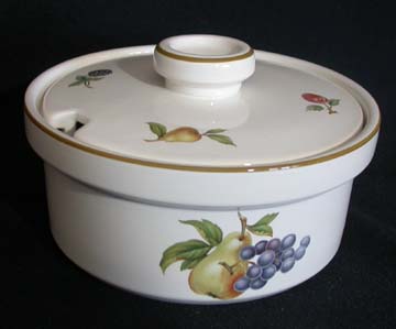 Wedgwood Fruit Sprays Sugar Bowl & Lid