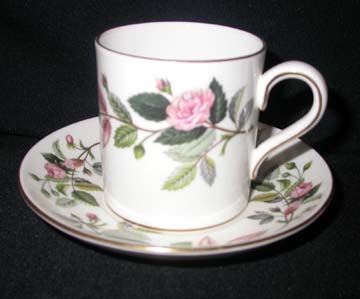 Wedgwood Hathaway Rose - R4317 Cup & Saucer - Demitasse