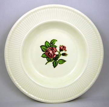 Wedgwood Moss Rose T432 Bowl - Soup/Rim