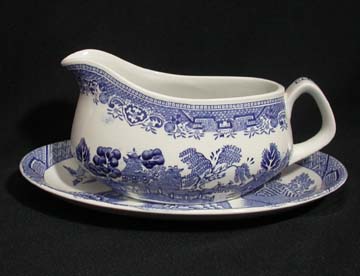 Wood & Sons Willow Gravy Boat & Underplate